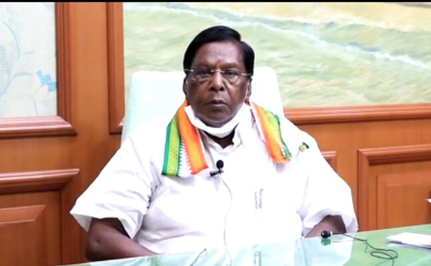 puducherry cm narayanasamy press meet coronavirus 
